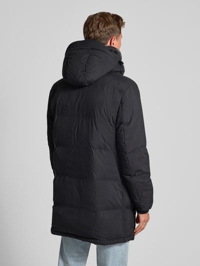 Strellson Regular fit lange jas met afneembare capuchon Zwart - 5