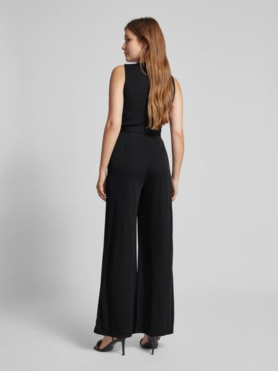 Lauren Ralph Lauren Jumpsuit met tailleriem, model 'ELSPETH' Zwart - 5