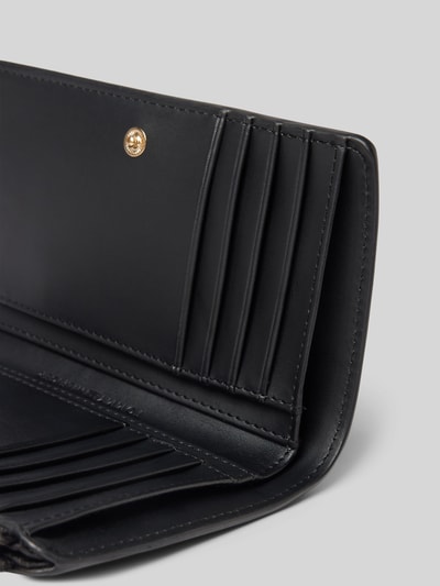 Tommy Hilfiger Portemonnaie mit Logo-Applikation Modell 'DISTINCT' Black 3