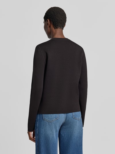 Tommy Hilfiger Regular Fit Strickjacke aus Baumwoll-Mix Black 5