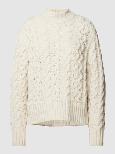 Esprit Gebreide pullover met kabelpatroon Offwhite - 2