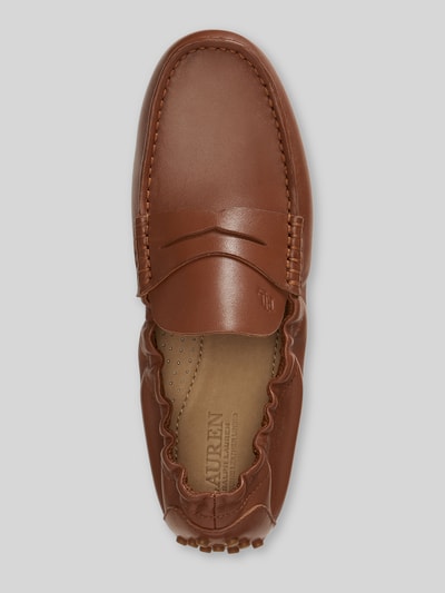 Lauren Ralph Lauren Loafer aus echtem Leder Cognac 3
