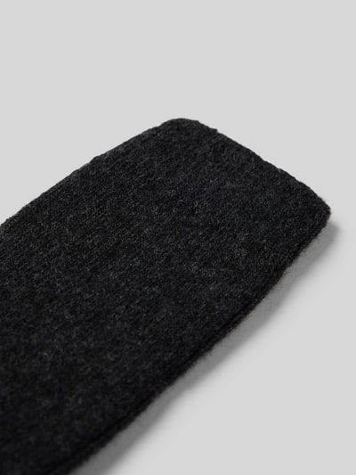 Produktfoto, czarne skarpety z domieszką wełny i kaszmiru o miękkiej teksturze, Socken aus Woll-Kaschmir-Anteil von JOOP! COLLECTION