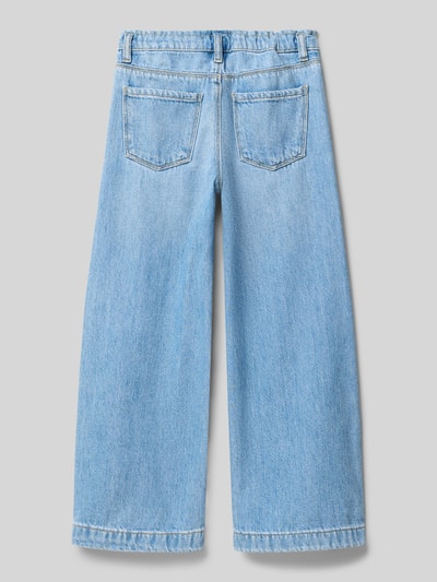 Only Wide leg jeans van zuiver katoen, model 'COMET' Lichtblauw - 3