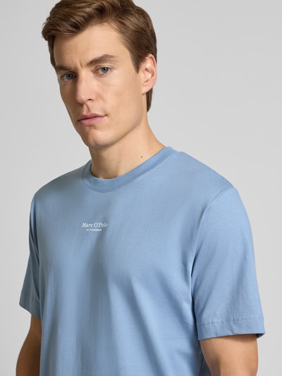 Marc O'Polo Regular Fit T-Shirt aus reiner Baumwolle Sky 3