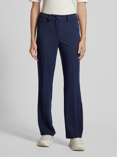 STEHMANN Stoffen broek met Franse steekzakken, model 'Editta' Marineblauw - 4