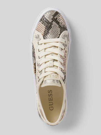 Guess Sneakers met logo-applicatie, model 'Love' Zand - 3