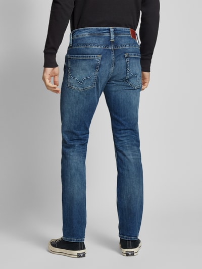 Pepe Jeans Slim Fit Jeans im 5-Pocket-Design Modell 'CASH' Jeansblau 5