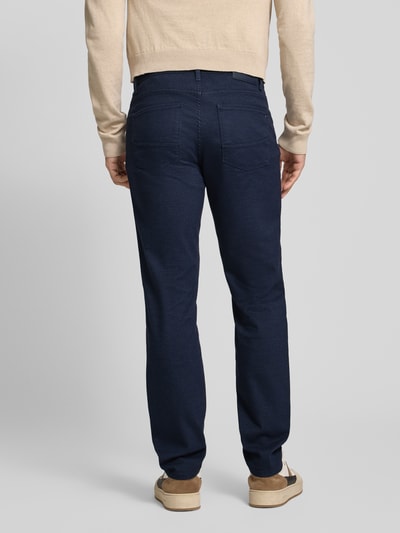 Brax Stoffen broek met viscose in 5-pocketmodel, model 'Cadiz' Marineblauw - 5