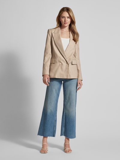 Mango Blazer mit Reverskragen Modell 'TEMPOLI' Beige 1