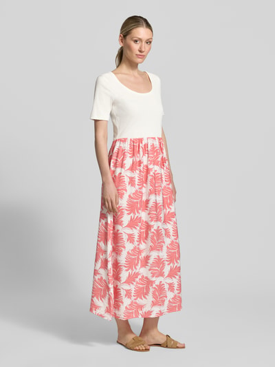 Tom Tailor Tailliertes Freizeitkleid aus Baumwoll-Mix Koralle 1