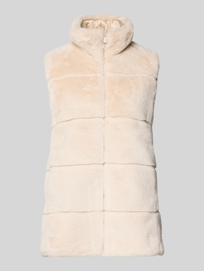 SAVE THE DUCK Gilet met imitatiebont, model 'NIVES' Beige - 2