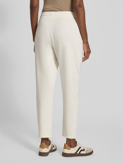 JOOP! Spodnie dresowe z wpuszczanymi kieszeniami model ‘TORIA’ Złamany biały 5