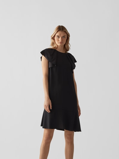 RED Valentino Cocktailkleid mit Volant Black 4