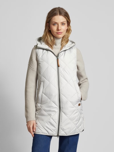 camel active Steppweste mit Label-Patch Offwhite 4