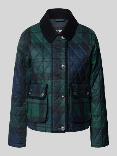 Barbour Kurtka pikowana o kroju regular fit ze sztruksowym kołnierzem model ‘LOUDON QUILT’ Ciemnoniebieski 2