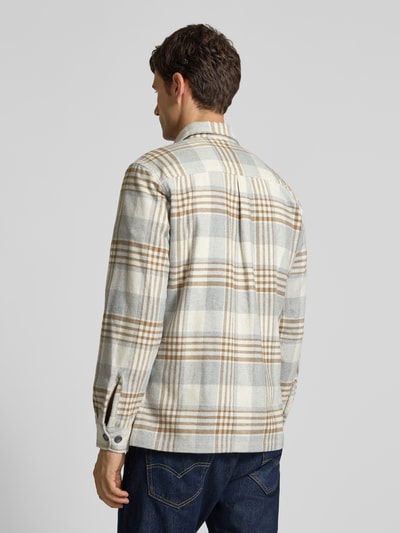 Jack & Jones Premium Regular fit vrijetijdsoverhemd met kentkraag Lichtgrijs gemêleerd - 5