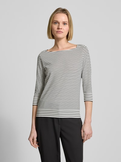 Windsor Longsleeve mit 3/4-Arm Black 4