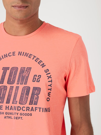 Tom Tailor T-shirt z bawełny  Czerwony 3