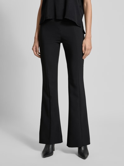 HUGO Regular fit bell bottom en naadritssluiting, model 'HALARAN' Zwart - 4