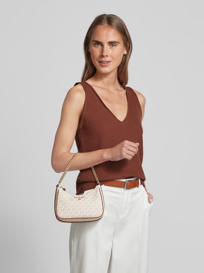 MICHAEL Michael Kors Handtas met labeldetails, model 'JET SET' Ecru - 1