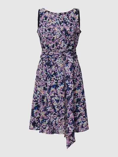 Esprit Collection Sukienka mini z nadrukiem na całej powierzchni Jasnofioletowy 2