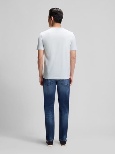 BOSS Regular Fit T-Shirt aus reiner Baumwolle Modell 'THOMPSON' Hellblau 5