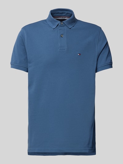 Tommy Hilfiger Regular fit poloshirt met labeldetail Jeansblauw - 2