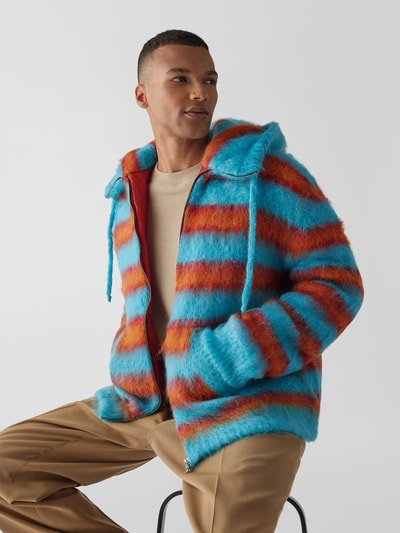 Marni Jacke in Strick-Optik Türkis 6