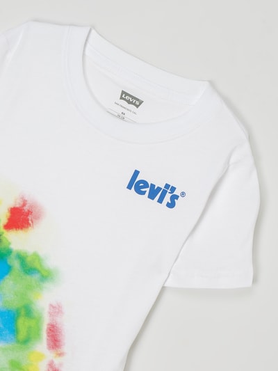 Levi’s® Kids T-Shirt im Batik-Look  Weiss 2