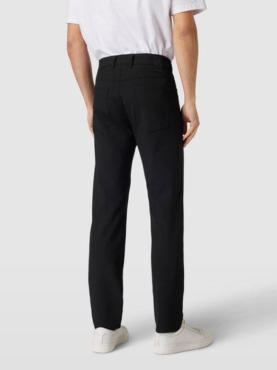 ALBERTO Slim fit broek met steekzak, model 'PIPE' Zwart - 5