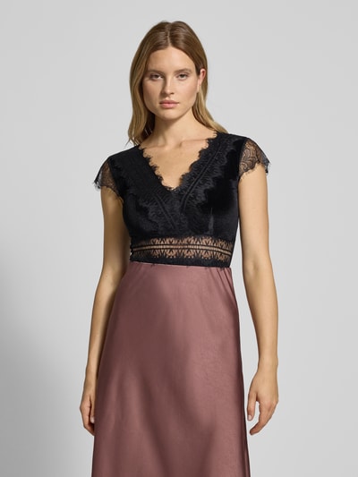 GUIDO MARIA KRETSCHMER WOMAN Body mit V-Ausschnitt Modell 'Felicitas' Black 4