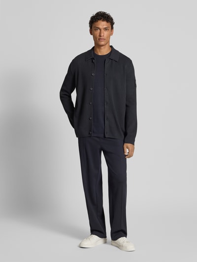 Marc O'Polo Regular Fit T-Shirt aus reiner Baumwolle - Marc O'Polo × DFB Travel Collection Dunkelblau 1