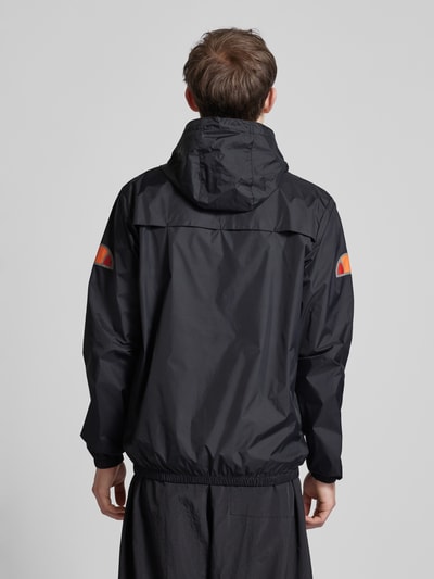 Ellesse Sweatjack met labelprint, model 'ACERA' Zwart - 5