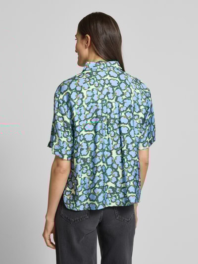 Jake*s Casual Regular fit blouse met 1/2-mouwen Hemelsblauw - 5