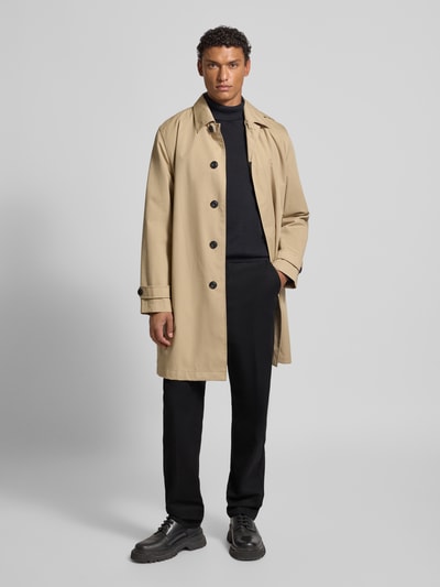 HUGO Slim fit chino van puur katoen, model 'GENAR' Zwart - 1