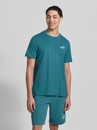 PUMA Performance T-shirt van puur katoen Petrol - 4