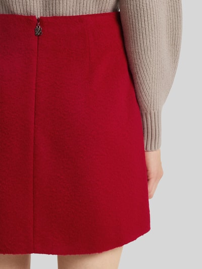 HUGO Mini-Rock mit Woll-Anteil Modell 'RAMINE' Rot 3