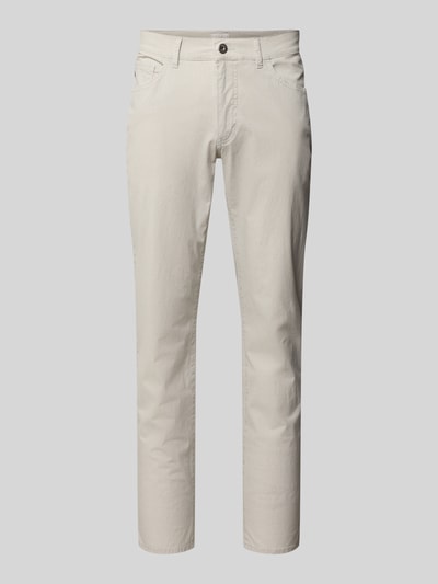 Brax regular fit broek met 5-pocketmodel van katoenmix model 'Cadiz' Zand - 2