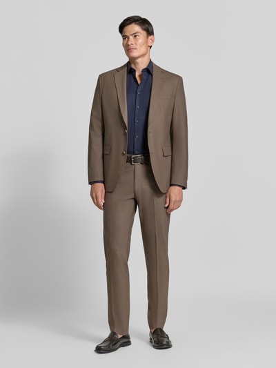OLYMP Level 5 Body Koszula biznesowa o kroju slim fit z mieszanki bawełny Granatowy 1