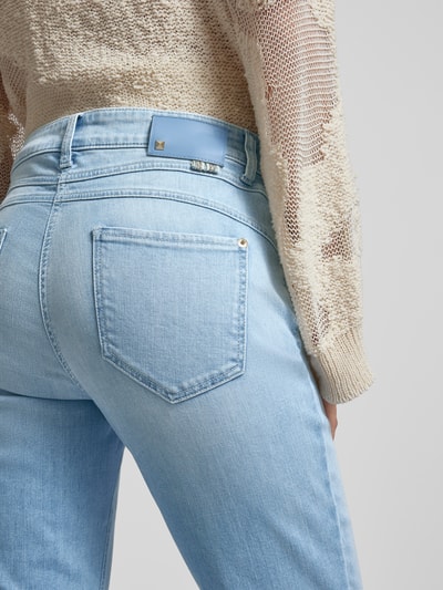 Cambio Jeansy o skróconym kroju slim fit model ‘PARLA SEAM’ Jasnoniebieski 3