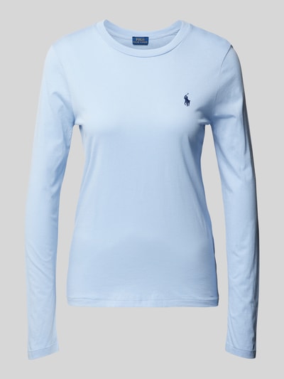 Polo Ralph Lauren Longsleeve mit Label-Stitching Bleu 2