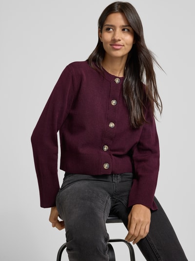 comma Vest met ronde hals Bordeaux - 3