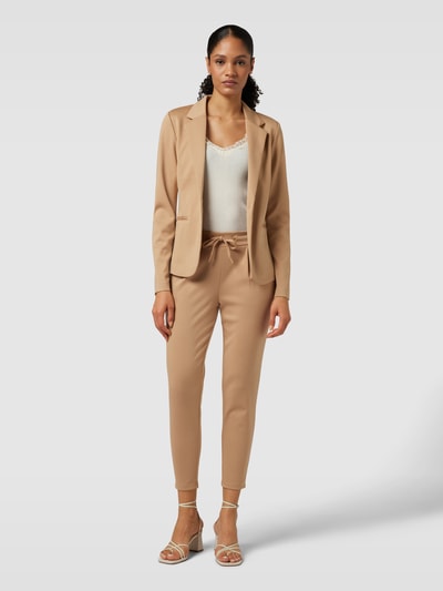 ICHI Blazer mit regulärem Schnitt und Reverskragen Camel 1