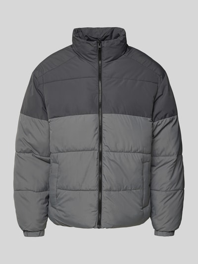 Jack & Jones Gewatteerd jack met opstaande kraag, model 'MAZE' Middengrijs - 2
