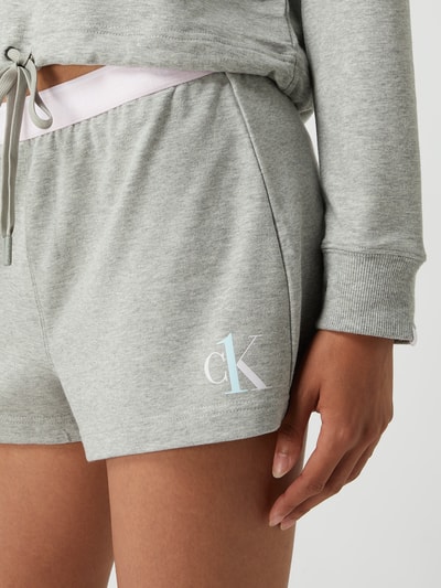 CK One Pyjama-Shorts mit Stretch-Anteil Silber Melange 3