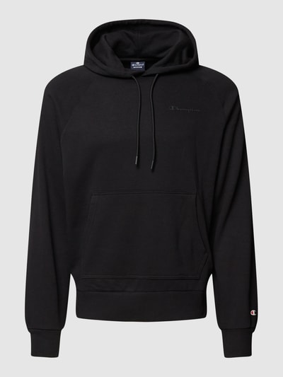 CHAMPION Hoodie mit Logo-Print Black 2