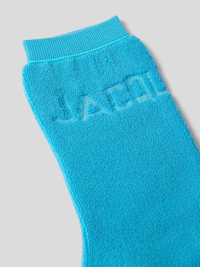 Jacquemus Socken mit Label-Prägung Hellblau 2