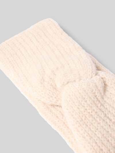 Christian Berg Woman Hoofdband met knoopdetail Beige - 2