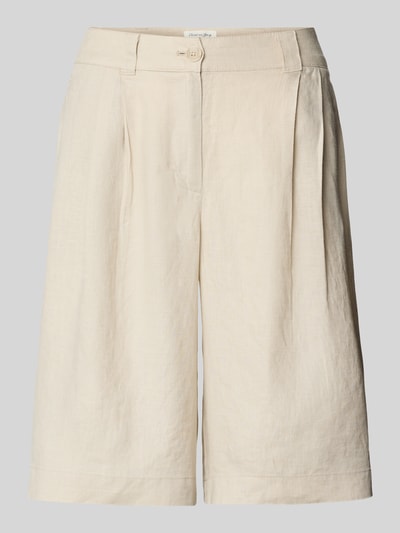 Christian Berg Woman Bermudas mit französischen Eingrifftaschen Beige 2